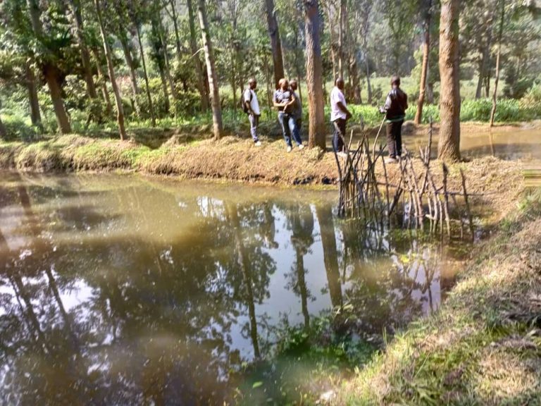 Une équipe de Louvain coopération/SudKivu visite le site de