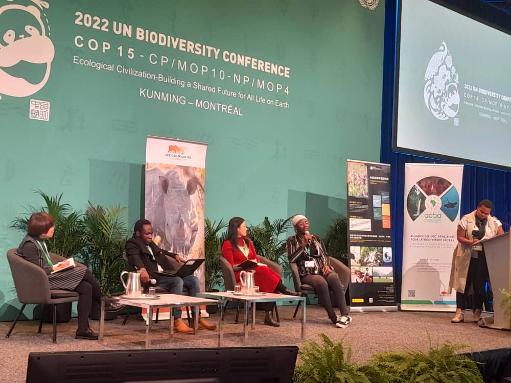 MKAAJI MPYA asbl à la COP15 Biodiversité